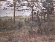 Lovis Corinth Fishermen's Cemetery at Nidden (nn02) oil painting artist